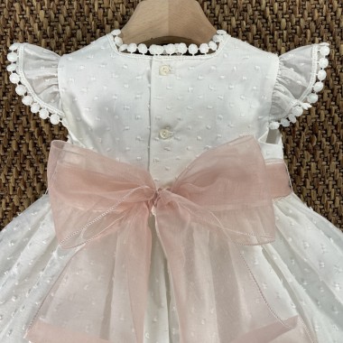 Abito elegante plumetis Neonata 0/36