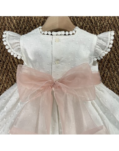 Abito elegante plumetis Neonata 0/36