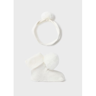 Set Babbuccia e Fascia Cappello e Babbucce