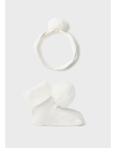 Set Babbuccia e Fascia Cappello e Babbucce