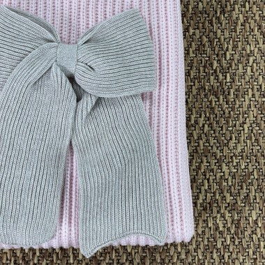 Coperta Fiocco in Lana a coste Accessori