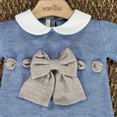 Completo nascita fiocco in lana Tutine e Set Nascita