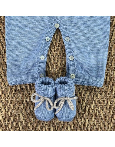 Completo nascita fiocco in lana Tutine e Set Nascita