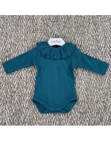 Body collo rouche Manica lunga Neonato 0/36