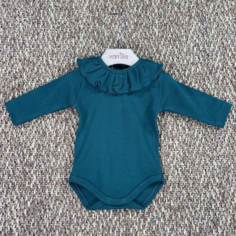 Body collo rouche Manica lunga Neonato 0/36