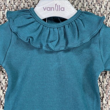 Body collo rouche Manica lunga Neonato 0/36