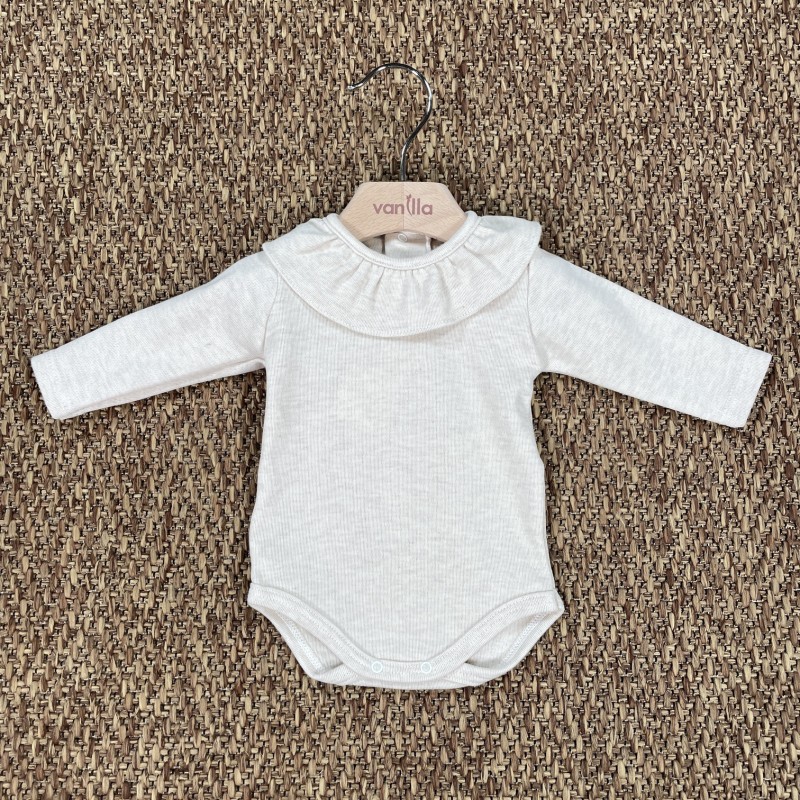 Body collo rouche Manica lunga Neonata 0/36