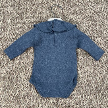 Body collo rouche Manica lunga Neonata 0/36