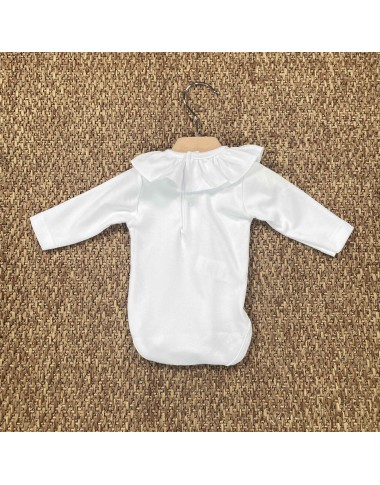 Body collo rouche Manica lunga Neonato 0/36