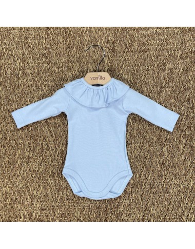 Body collo rouche Manica lunga Neonato 0/36