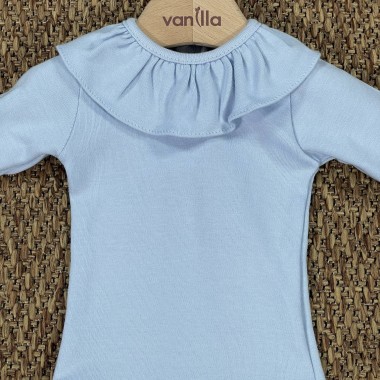 Body collo rouche Manica lunga Neonato 0/36