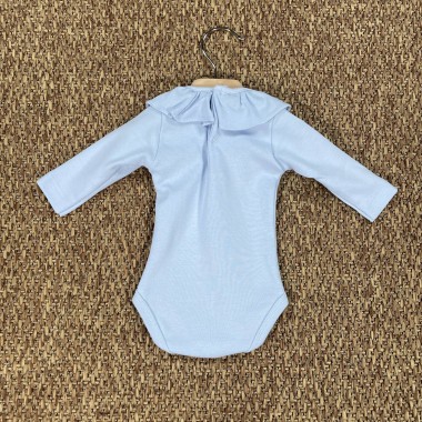 Body collo rouche Manica lunga Neonato 0/36