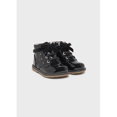 Stivaletto biker vernice      Scarpe 19/30