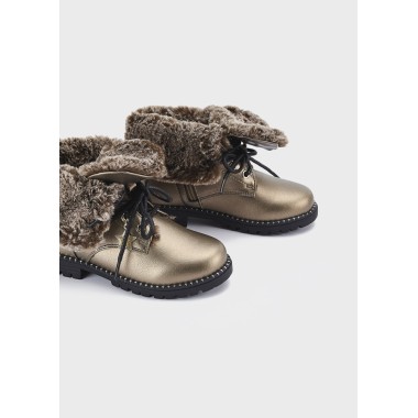 Stivaletto foderato ecopelliccia Scarpe