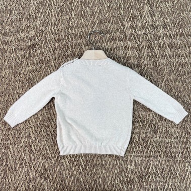 Maglioncino orsetti lana e cashmere Neonato 0/36