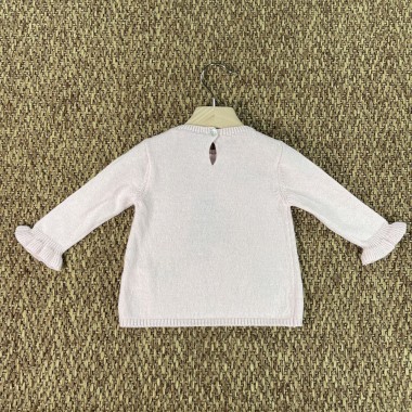 Maglia orsetti lana e cashmere Neonata 0/36