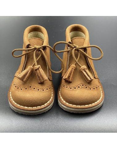 Polacchino in camoscio nappine Scarpe 19/30