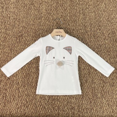 T-shirt manica lunga gattino T-shirt e Camice