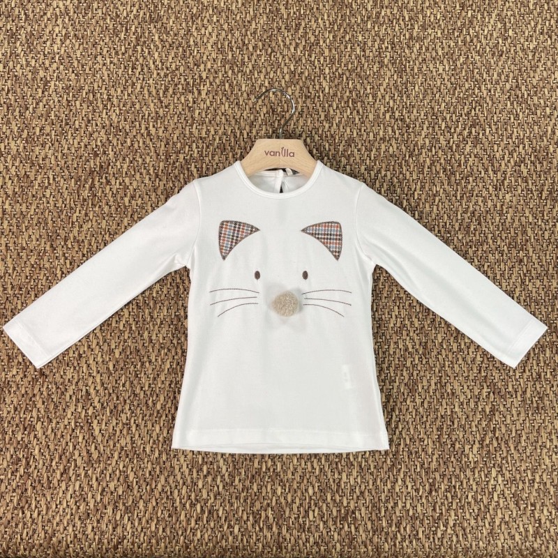 T-shirt manica lunga gattino T-shirt e Camice