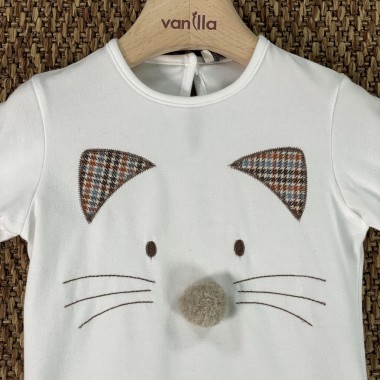 T-shirt manica lunga gattino T-shirt e Camice