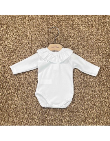 Body collo rouche Manica lunga Neonato 0/36
