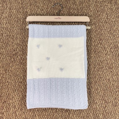 Coperta in lana ricamata a mano Accessori