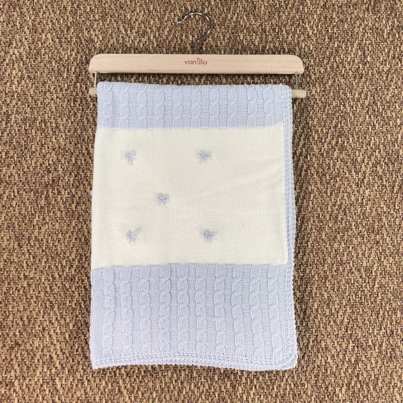 Coperta in lana ricamata a mano Accessori