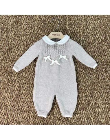 Tutina trecce in Lana Neonato 0/36