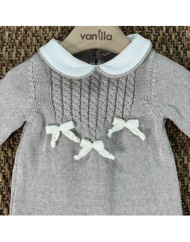 Tutina trecce in Lana Neonato 0/36