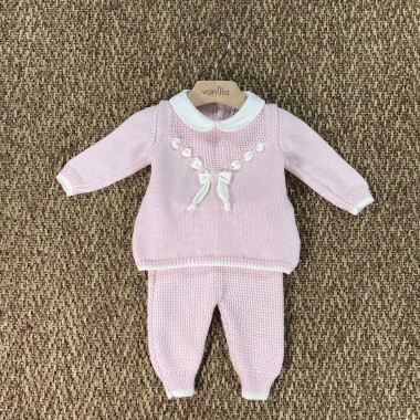 Completo Nascita in Lana Neonata 0/36