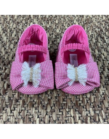 Scarpine damier con fiocco Scarpe