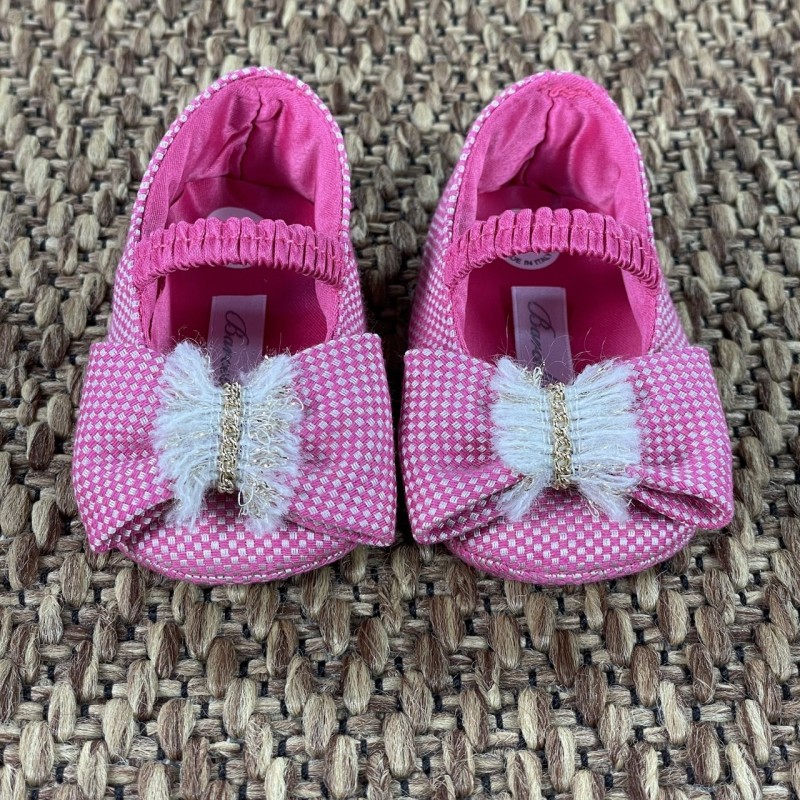 Scarpine damier con fiocco Scarpe