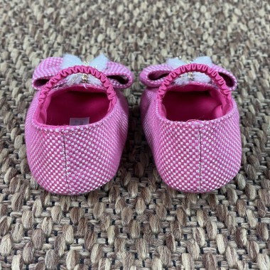 Scarpine damier con fiocco Scarpe