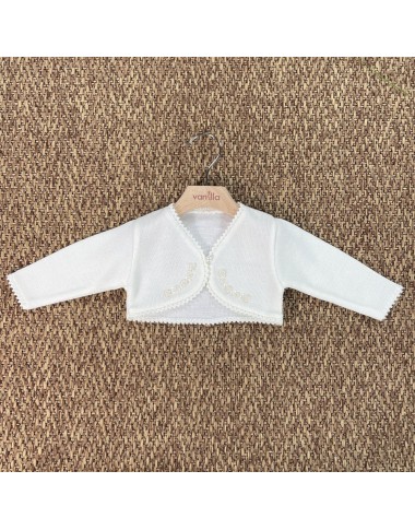 Giacchino smerlato con applicazioni Cardigan e Giacchini