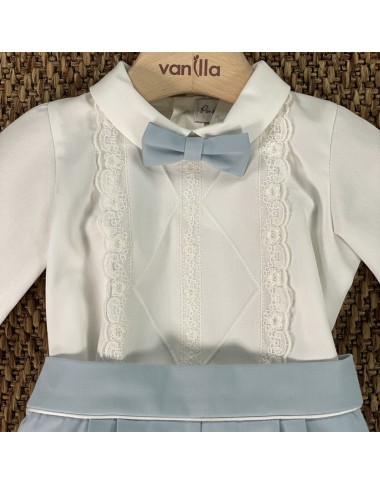 Completo camicia papillon e bermuda Neonato