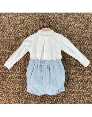 Completo camicia papillon e bermuda Neonato