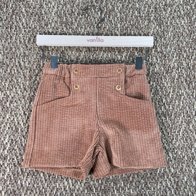 Short in velluto Bimba 2/8 anni