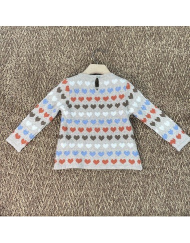 Maglia cuori lana e cashmere Maglie e Camice