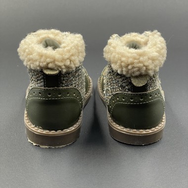 Stivaletto combinato tweed Scarpe 19/30