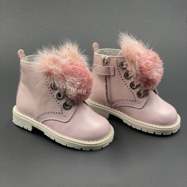 Anfibio con topolino in lana e pelliccia Scarpe 19/30