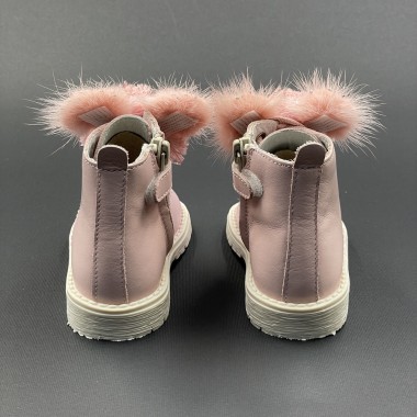 Anfibio con topolino in lana e pelliccia Scarpe 19/30