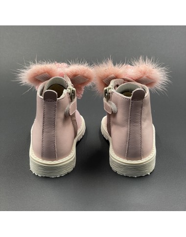 Anfibio con topolino in lana e pelliccia Scarpe
