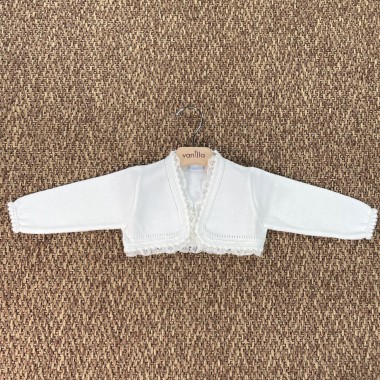 Giacchino elegante pizzo Neonata