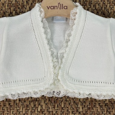 Giacchino elegante pizzo Neonata