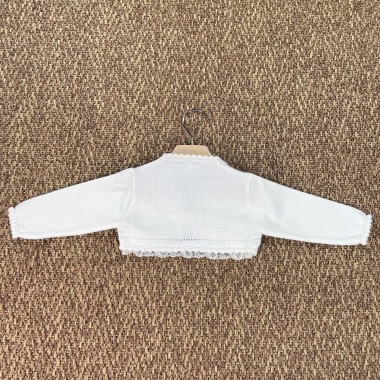 Giacchino elegante pizzo Neonata