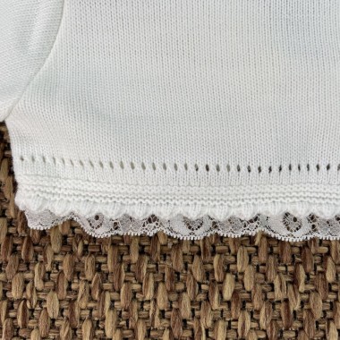 Giacchino elegante pizzo Neonata