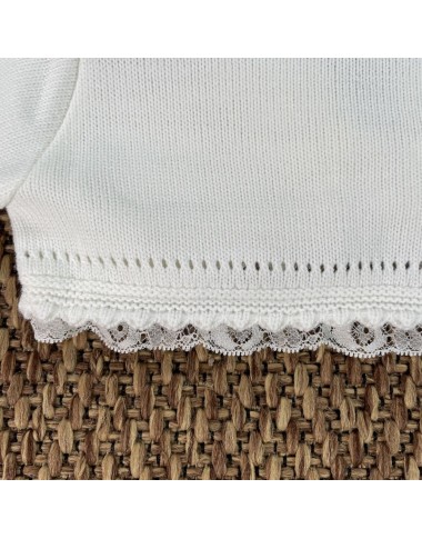 Giacchino elegante pizzo Neonata