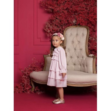 Abito chiffon balze Abiti e Tute