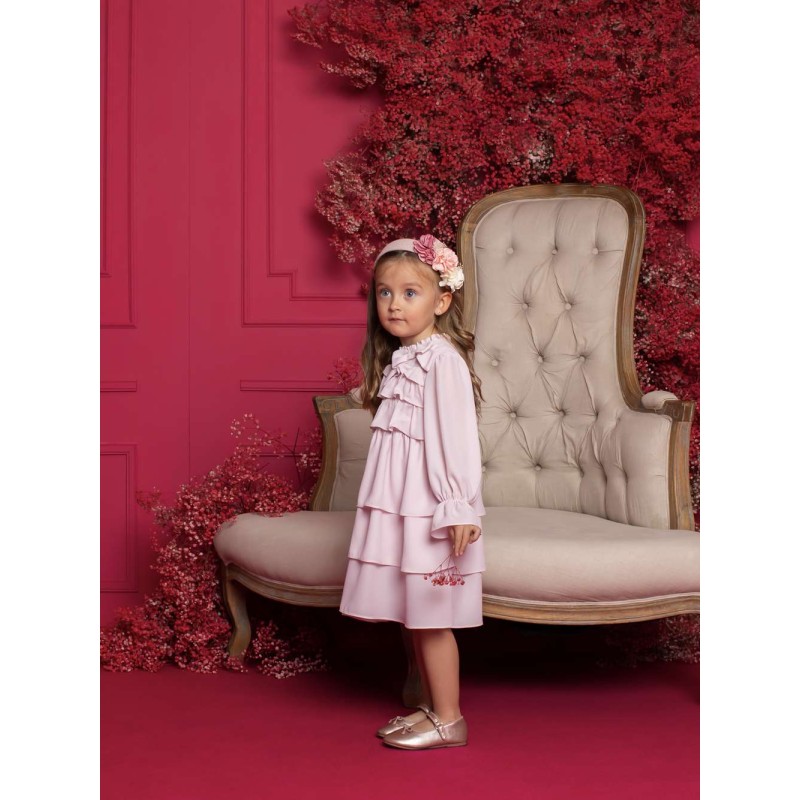 Abito chiffon balze Abiti e Tute