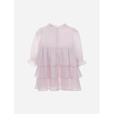 Abito chiffon balze Neonata 0/36